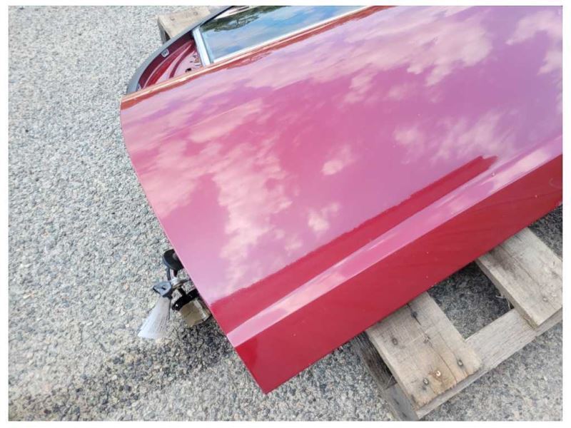 2008-2009 Pontiac G8 Sedan 6.0L V8 Driver Left Front Door Paint Maroon 2529 - The Parts Farm