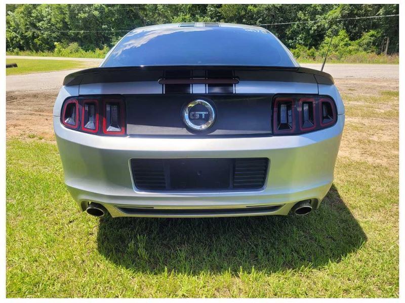 2013-2014 Ford Mustang GT Driver Rear View Mirror Base Glass Paint UX 2578 - The Parts Farm
