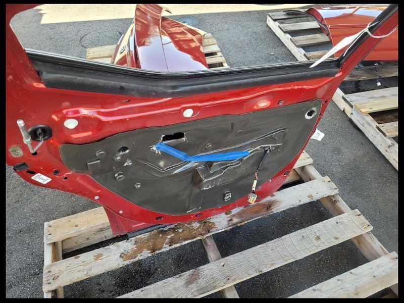 2006-2010 Dodge Charger SRT8 Rear Driver Left LH Door Shell Maroon OEM - The Parts Farm