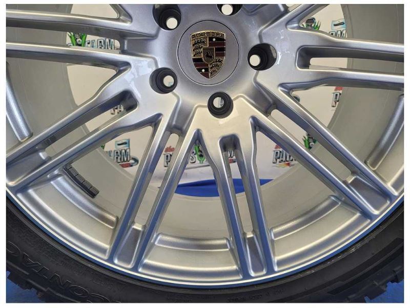 NEW 2019+ Porsche Cayenne S Turbo Wheels Rim 22x10 Tires new Continental 285/45 - The Parts Farm