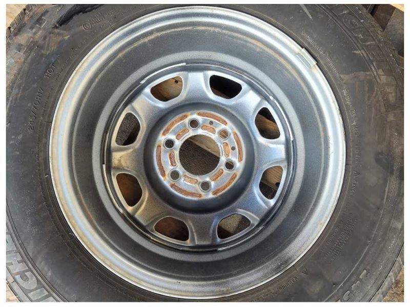 2015-2020 Ford Pickup Truck Wheel 17x7.5 Steel Painted 8 Hole FL34-1015-AB 2358 - The Parts Farm