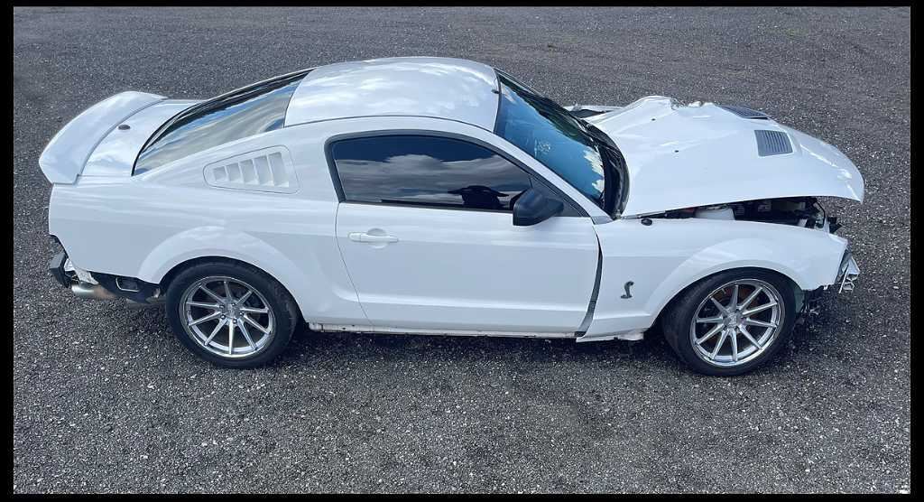 2005-2009 Ford Mustang GT GT500 Sun Visor Visors Shade Coupe Driver Passenger - The Parts Farm