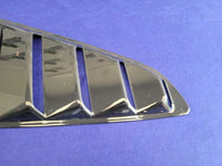 2015-2022 Ford Mustang GT S550 Rear Quarter Windows Louvers Covers 2374 - The Parts Farm