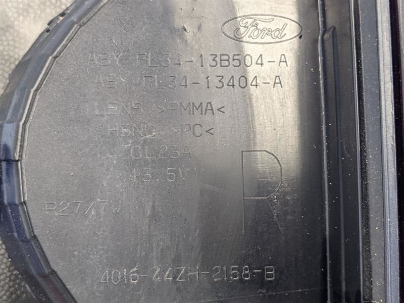 2015-2017 Ford F150 Pickup Truck Passenger Tail Light Style Side Incandescent - The Parts Farm