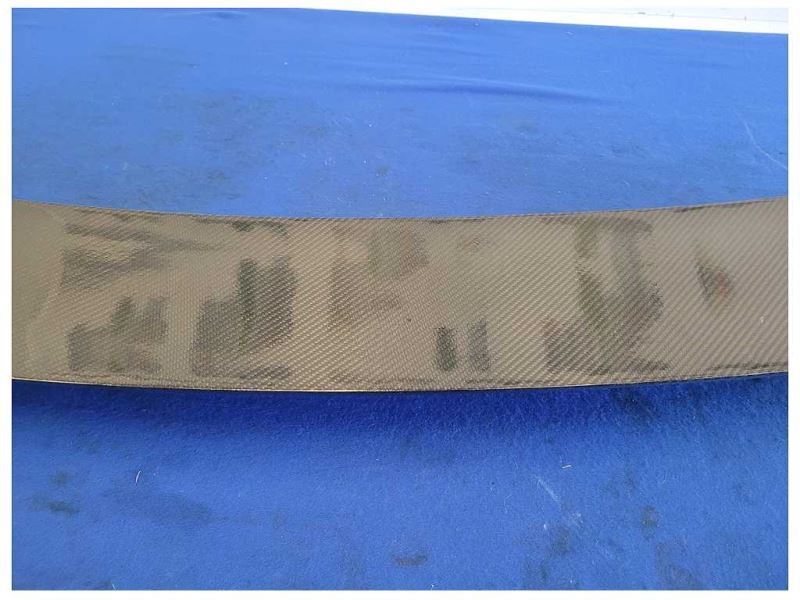 2014 Audi R8 V10 Coupe Rear Carbon Fiber Spoiler Wing Mount *Cracked* 2136 - The Parts Farm