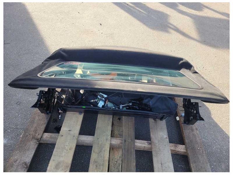 2001-2006 BMW M3 E46 Convertible Soft Top Cloth Roof Black 2448 - The Parts Farm