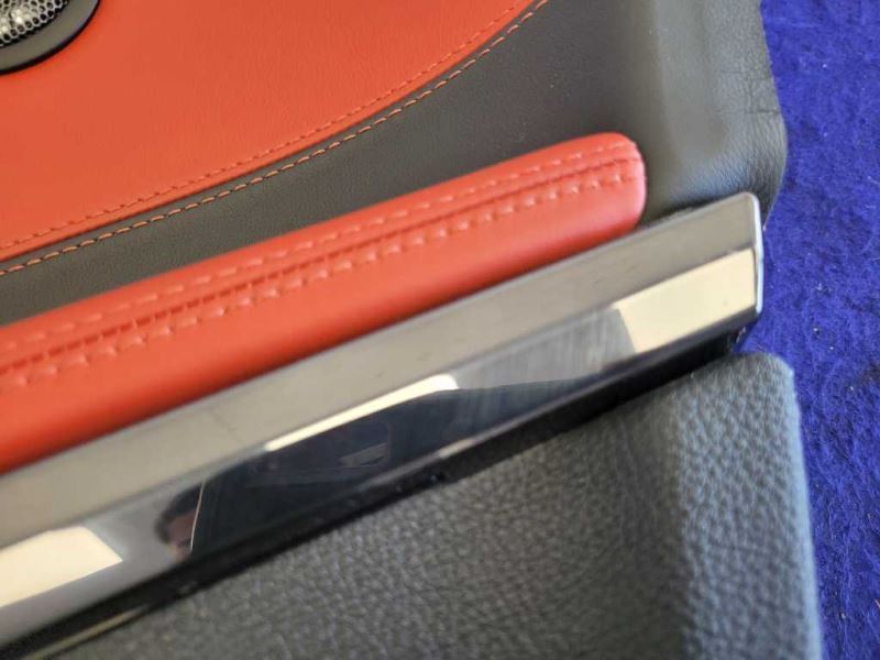 2015-2020 BMW M4 F82 F83 Passenger Rear Quarter Trim Panel Red Accents Coupe - The Parts Farm