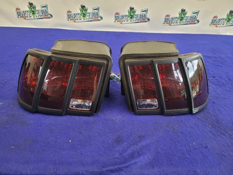 1999-2004 Ford Mustang Cobra SVT DOHC Pair Tinted Taillight Brake Lens Lamp 2312 - The Parts Farm