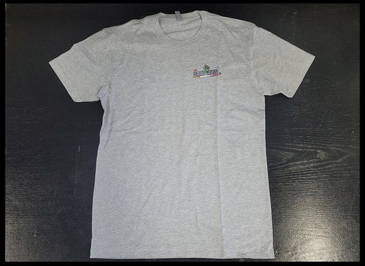 HOT!! 2022 Parts Farm Merch Logo Unisex T-Shirt Size Large in Swag Gray Shirt - The Parts Farm
