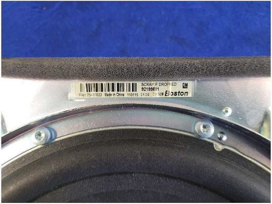 20102015 Chevrolet Camaro SS Convertible Rear Boston Speaker Subwoofer 2799