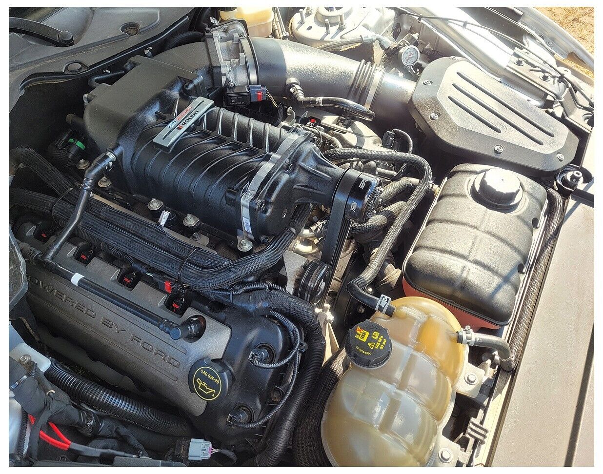 53k 2015-2017 Ford Mustang GT Roush Supercharged 5.0 Engine Auto Trans 6r80 Kit - The Parts Farm