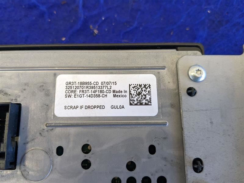 2015 Ford Mustang GT S550 Audio Radio Receiver AM FM Single Disc - The Parts Farm