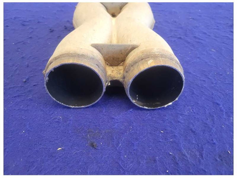 2016-2022 Chevrolet Camaro SS 6.2L X Pipe Mid Exhaust Weld In Pipe - The Parts Farm
