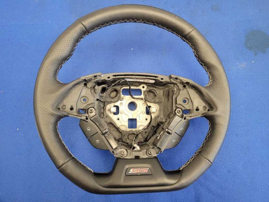2016-2023 Chevrolet Camaro SS Automatic Transmission Steering Wheel Leather C124 - The Parts Farm