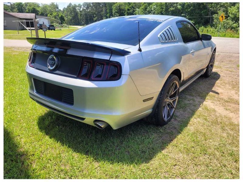 2013-2014 Ford Mustang GT Driver Rear View Mirror Base Glass Paint UX 2578 - The Parts Farm
