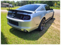 2013-2014 Ford Mustang GT Driver Rear View Mirror Base Glass Paint UX 2578 - The Parts Farm