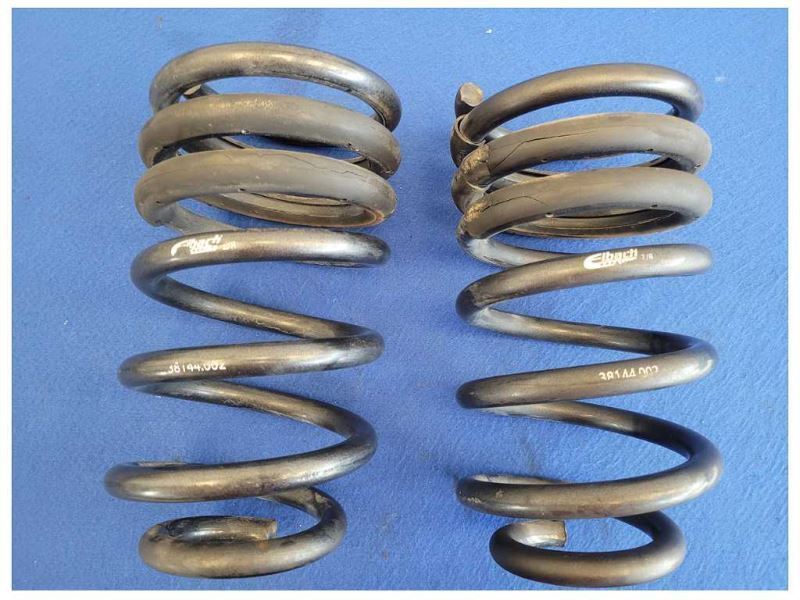 2010-2015 Chevrolet Camaro SS Convertible Rear Pair Eibach Lowering Springs 2582 - The Parts Farm