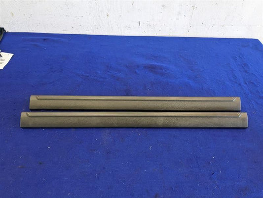 2003-2004 Ford Mustang Cobra SVT DOHC 4.6L Pair Door Sill Scuff Plates Black - The Parts Farm