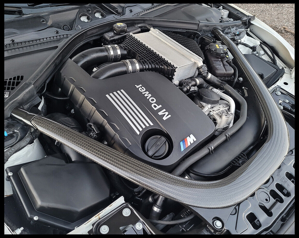 2015-2020 BMW F82 M4 Competition Roof Carbon Fiber Outer Panel Trim Body Part - The Parts Farm