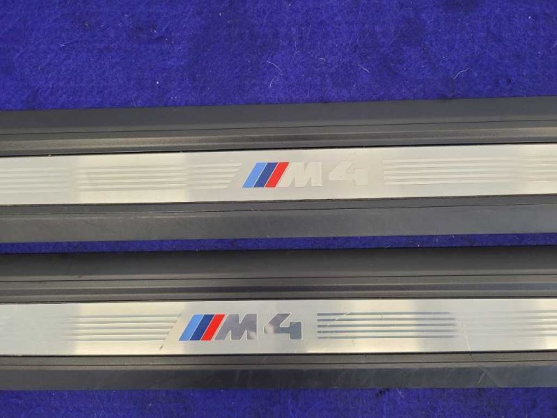 2015-2020 BMW M4 F82 F83 Door Sill Plates Panels Driver Passenger Scuff - The Parts Farm