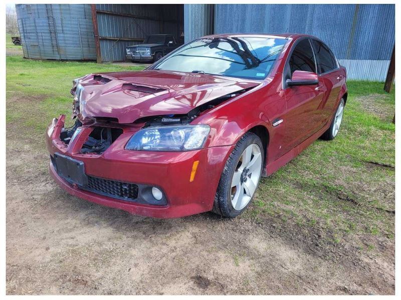 2008-2009 Pontiac G8 Sedan 6.0L V8 Driver Left Front Door Paint Maroon 2529 - The Parts Farm