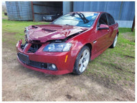 2008-2009 Pontiac G8 Sedan 6.0L V8 Driver Left Front Door Paint Maroon 2529 - The Parts Farm