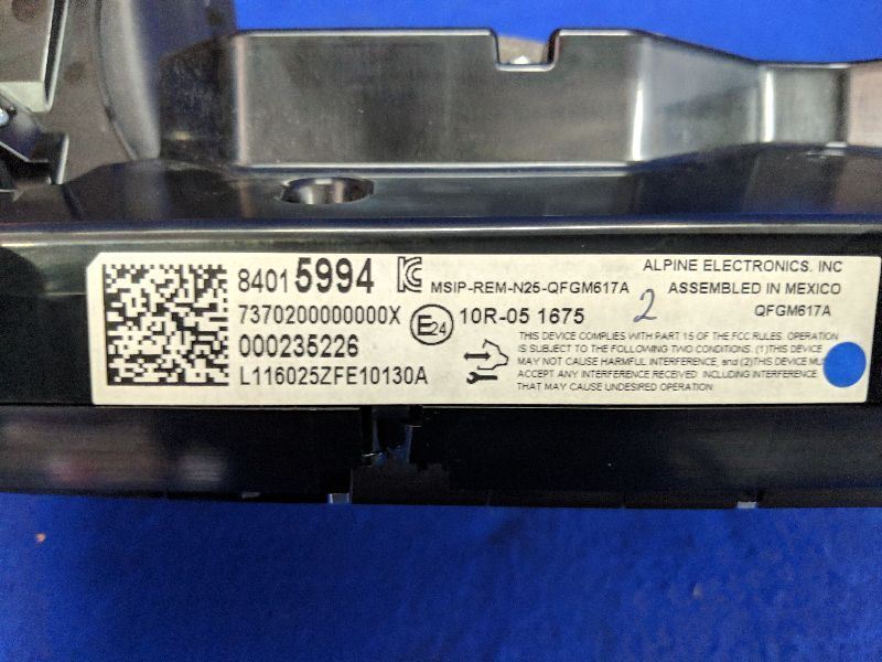 2016-2017 Chevrolet Camaro SS Temperature Control Single Zone Opt C68 HVAC - The Parts Farm