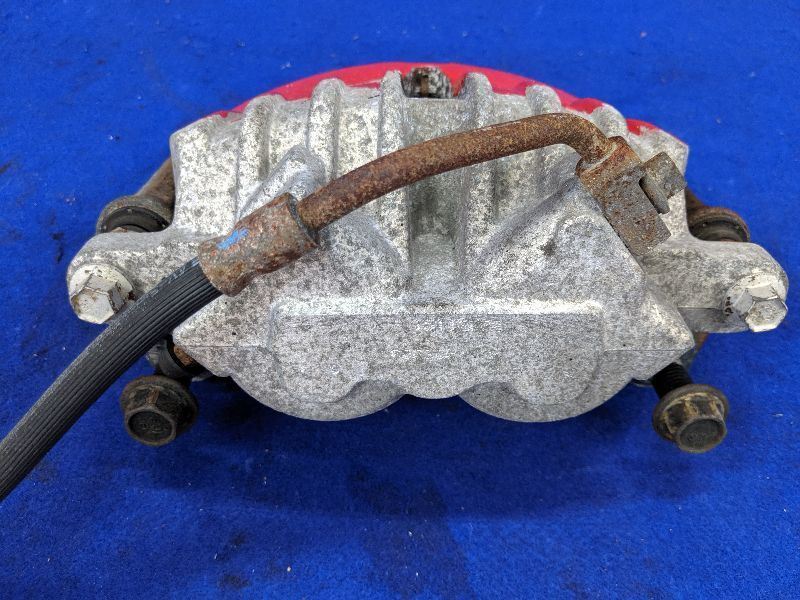 2003-2006 Chevrolet SSR Front Driver Left LH Brake Caliper Brake Line Pads - The Parts Farm