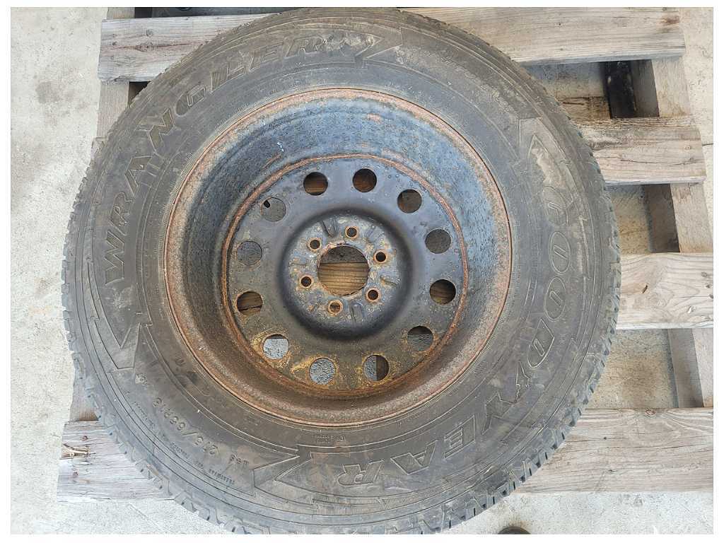 2015-2020 Ford F150 4x4 Pickup Truck Wheel 18x7.5 Steel Spare 12 Hole Tire 2576 - The Parts Farm
