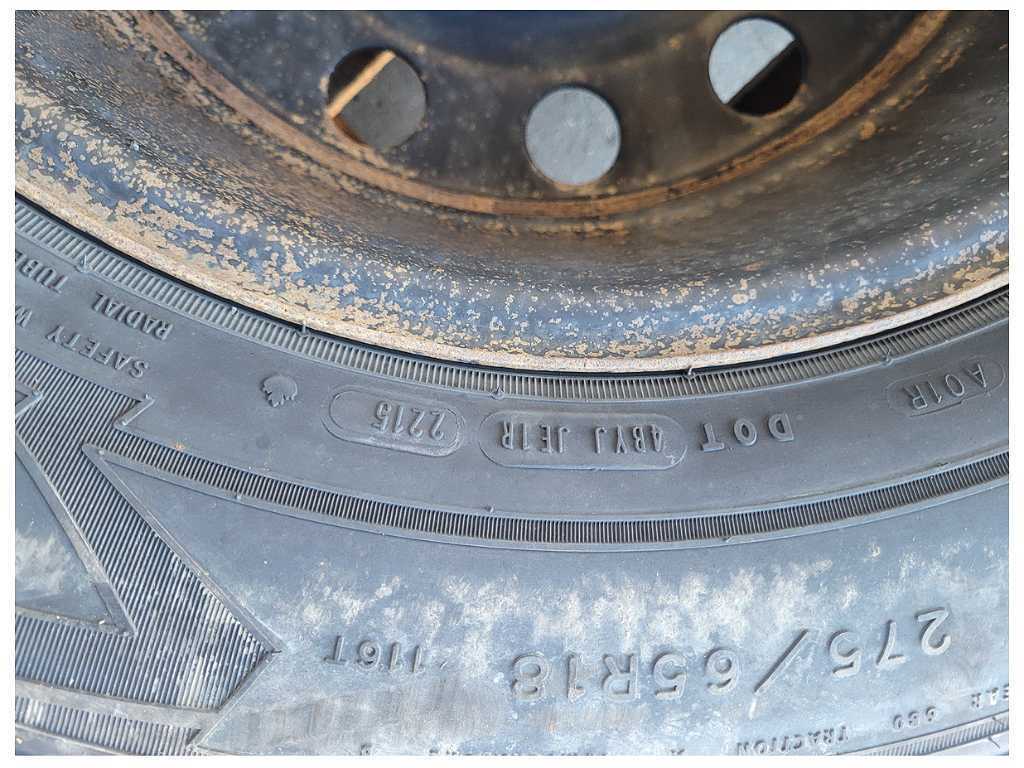 2015-2022 Ford F150 Pickup Truck Wheel 17x7.5 Steel 12 Holes Painted Spare 2505 - The Parts Farm