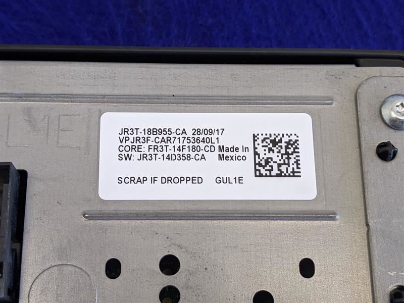 2017-2018 Ford Mustang GT Audio Radio Receiver AM FM CD Single Disc OEM Factory - The Parts Farm
