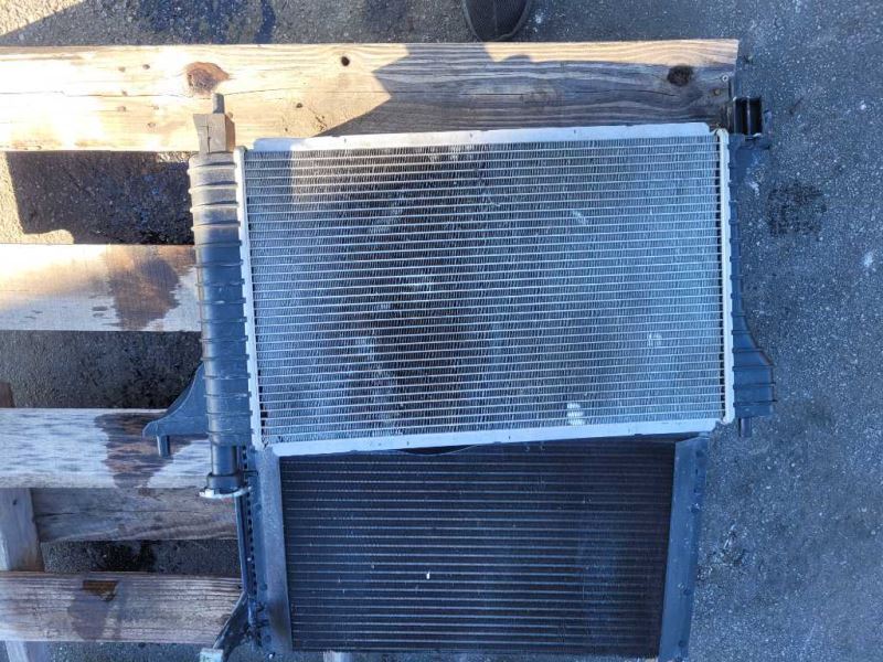 1994-1995 Ford Mustang GT 5.0L Radiator Fan Condenser Auto Tran Front 2454 - The Parts Farm
