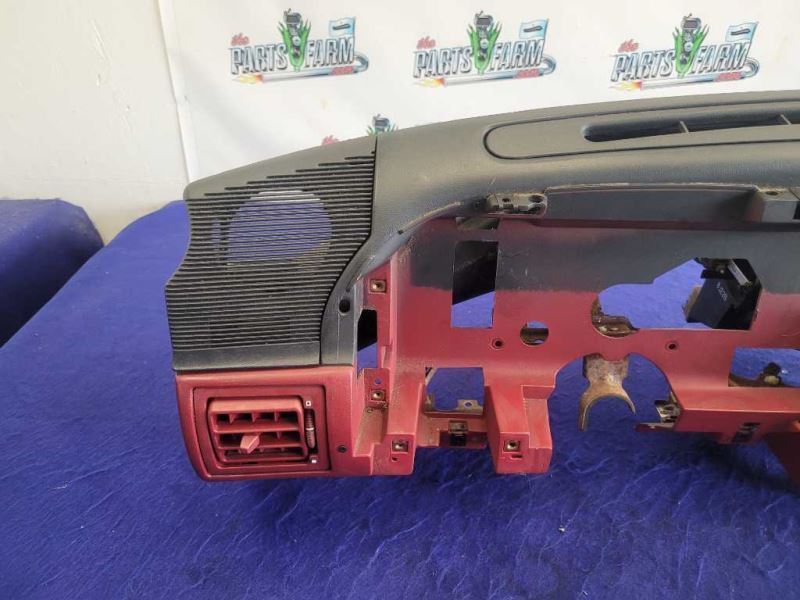 1987-1993 Ford Mustang GT LX 5.0L Dashboard Front Shell Red Black 2298 - The Parts Farm