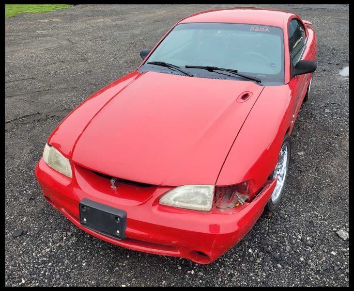 1994-1998 Ford Mustang Cobra GT Driver Left LH Front Rear View Mirror Glass - The Parts Farm