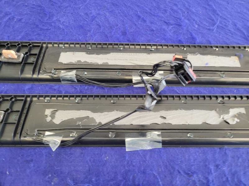 2015-2023 Ford Mustang GT S550 Pair Door Sill Plates Scuff Lighted Panel 2387 - The Parts Farm