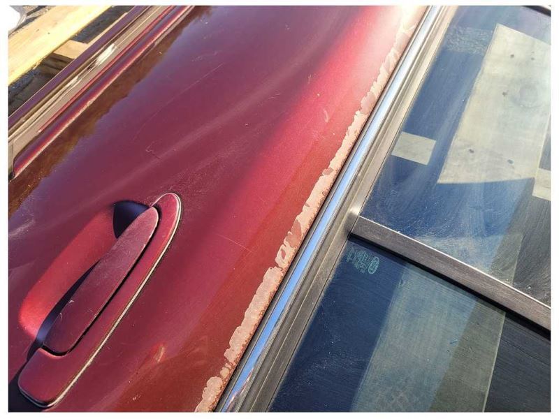 2003-2004 Mercury Marauder 4.6L Driver Rear Door Shell *Scuffs* Paint JL 2534 - The Parts Farm