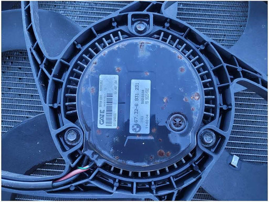 2001-2006 BMW M3 Radiator Fan Condenser Manual Trans Engine Cooling 2451