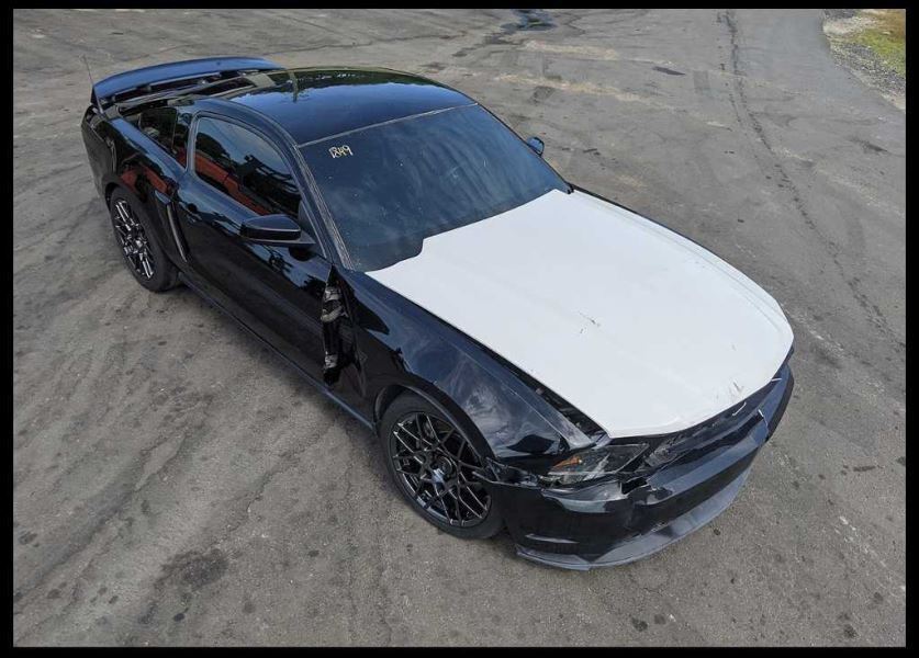 2010-2012 Ford Mustang GT S197 Driver Left Headlight Halogen Boss PARTS ONLY - The Parts Farm