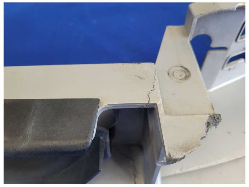 2003-2004 Ford Mustang Cobra SVT Front Header Panel Bumper Support Paint YN 2573 - The Parts Farm