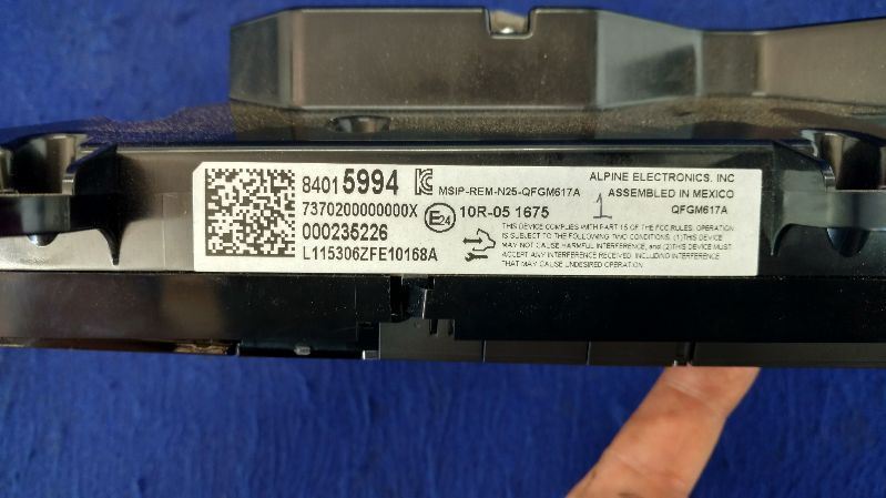 2016 2017 2018 Chevrolet Camaro Chevy SS Temperature Control Panel 2LT Heat/Air - The Parts Farm