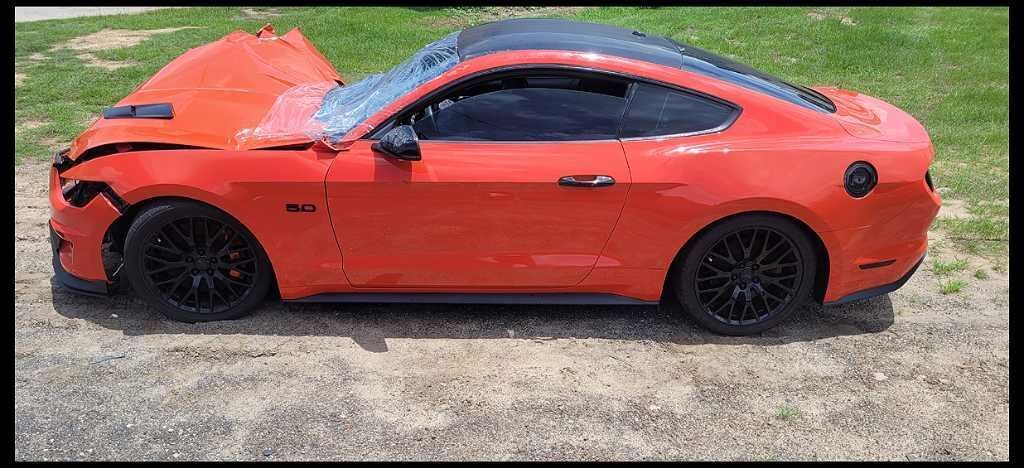 2015-2023 Ford Mustang GT S550 Passenger RH Front Door Coupe Shell Paint CY 2199 - The Parts Farm