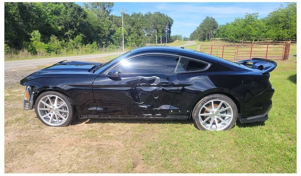 2015-2023 Ford Mustang GT S550 Pair Door Sill Plates Scuff Lighted Panel 2387 - The Parts Farm