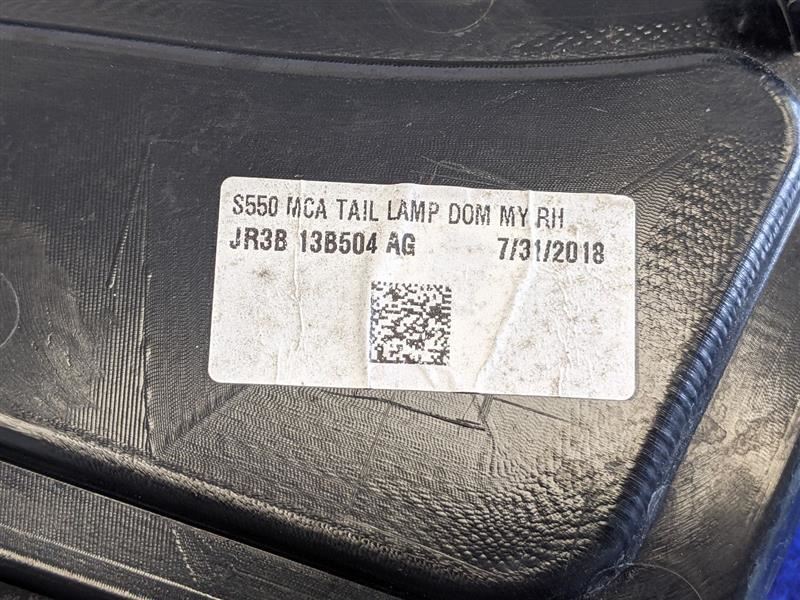 2018.2021 Ford Mustang GT S550 Passenger Right RH Tail Light Lamp Brake - The Parts Farm