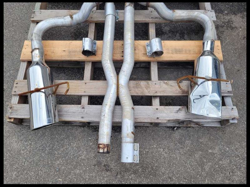 2015-2017 Ford Mustang GT S550 Cat Back Muffler Exhaust Bent Pipe Tip - The Parts Farm