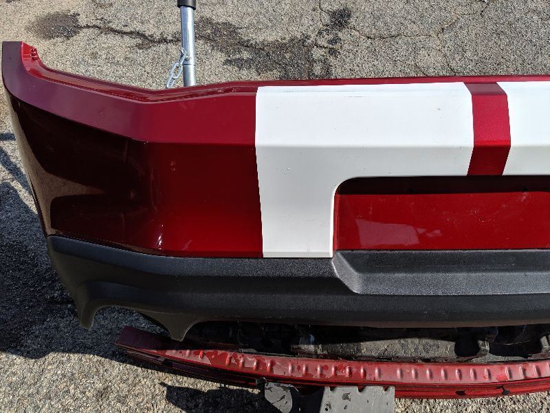 2010-2012 Ford Mustang GT Rear Bumper Dual Exhaust NO Park Assist Code RZ - The Parts Farm