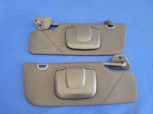 2011-2014 Ford Mustang GT Coupe Pair Sun Visors Shade Mirror Black 2497 - The Parts Farm
