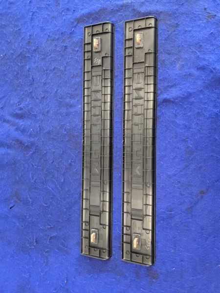 2015-2023 Ford Mustang GT S550 Door Sill Scuff Plate Trim Molding Pair OEM - The Parts Farm