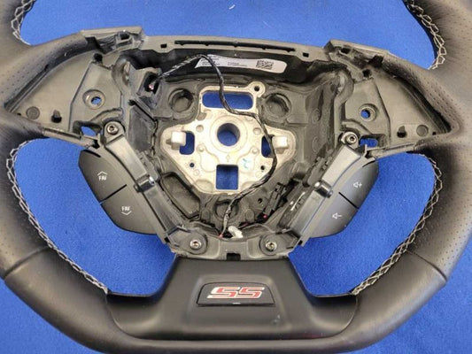 2016-2023 Chevrolet Camaro SS Automatic Transmission Steering Wheel Leather C124