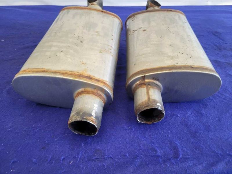 1999-2004 Ford Mustang Cobra SVT DOHC Pair Aftermarket Mufflers Exhaust 2276 - The Parts Farm