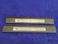 2015-2023 Ford Mustang GT S550 Pair Door Sill Plates Scuff Lighted Panel 2387 - The Parts Farm